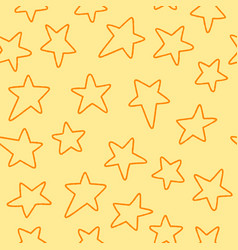 Outline Star Seamless Pattern For Print Wallpaper