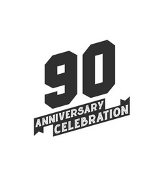 90 Anniversary Celebration Greetings Card 90th