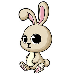 Cute Baby Bunny Cartoon Clip Art