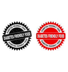 Diabetes Friendly Food Black Rosette Watermark