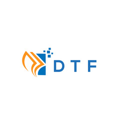 Dtf Credit Repair Accounting Logo Design On White