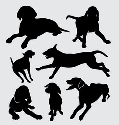 Vizsla Dog Animal Silhouette