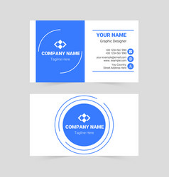 Blue Modern Business Card Template