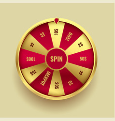 Golden Casino Wheel Background Spin For Luck