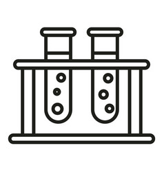 Test Tube Stand Icon Outline Customer