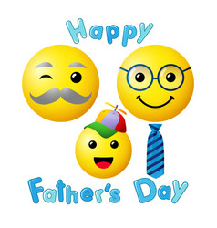 Happy Fathers Day Emoji Smiley