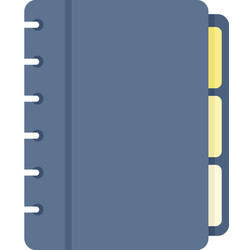 Syllabus Planner Icon Flat Isolated