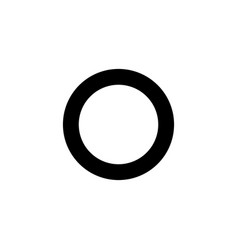 Asexual Sign Black Icon