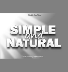 Simple And Natural Editable Text Effect Emboss