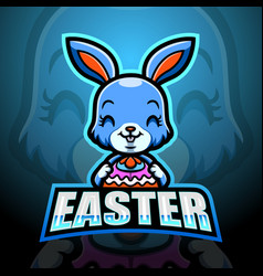 Easter Bunny Mascot Esport Logo Design