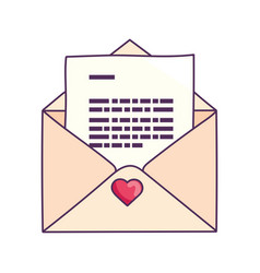 Envelope Open With Heart