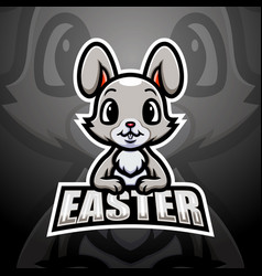 Easter Bunny Mascot Esport Logo Design