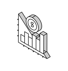 Financial Charts Advisor Isometric Icon