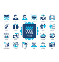 People Solid Icon Set