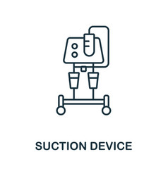 Suction Device Icon Line Element From Medical