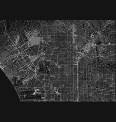 Simple Map Of Los Angeles California