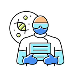 Biomedical Engineer Worker Color Icon