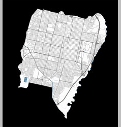 San Miguel De Tucuman Map City In Argentina