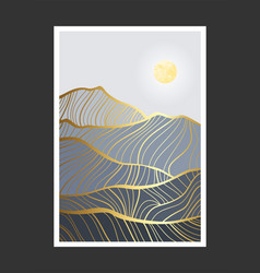 Abstract Mountain Painting Background