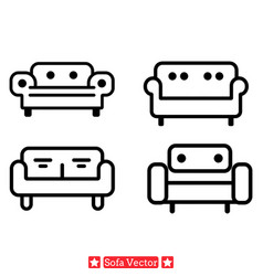 Minimalist Sofa Clipart Bundle Simple And Elegant