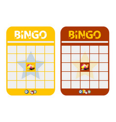 Blank Bingo Summer Cards Cut Out