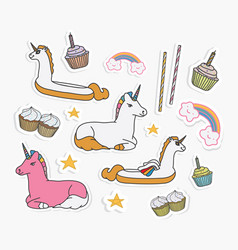 Cute Unicorn Sticker Collection Set