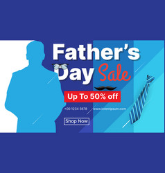 Fathers Day Sale Banner Background