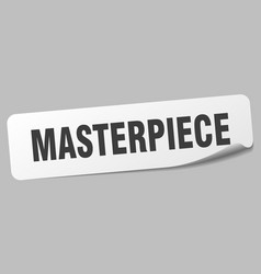 Masterpiece Sticker Masterpiece Label