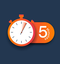 Stopwatch Icon 5 Minutes