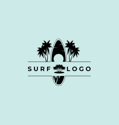 Surfing Logo And Emblems For Surf Club Or Shop