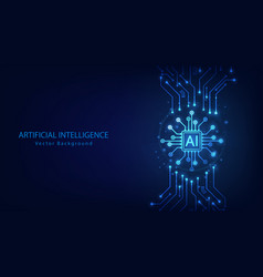 Ai Chipset On Circuit Board Artificial