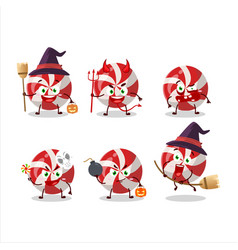 Halloween Expression Emoticons With Cartoon