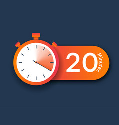 Stopwatch Icon 20 Minutes