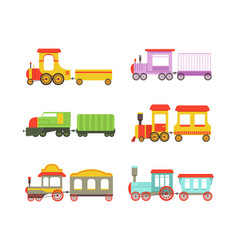 Toy Colorful Train Or Locomotive As Rail Transport