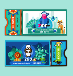 Zoo Tickets Set