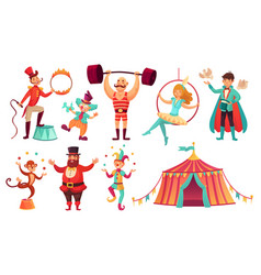 Circus Characters Juggling Animals Juggler Artist