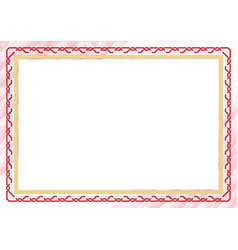 Horizontal Frame And Border With Peru Flag