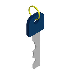 Isometric Blue Key Design