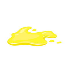 Juice Spill Yellow Puddle Of Vegetable Oil