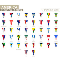 Flags Of America All American Triangle Icon