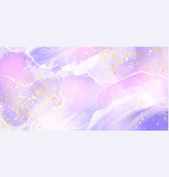 Violet Lavender Liquid Watercolor Marble