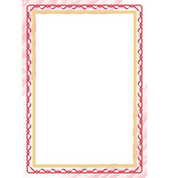 Vertical Frame And Border With Peru Flag