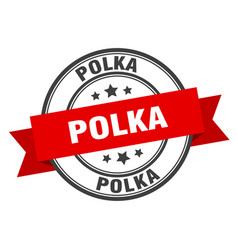 Polka Label Polkaround Band Sign Stamp