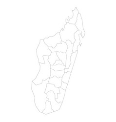 Madagascar Political Map Of Administrative