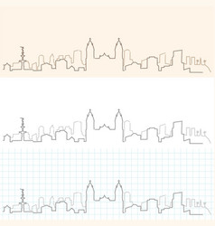 Lima Hand Drawn Skyline