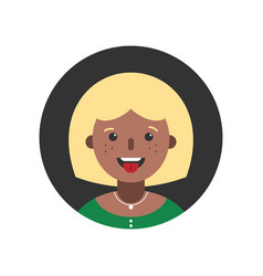 Blonde Girl Young Woman Avatar Portrait Icon