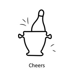 Cheers Outline Icon Design Pa