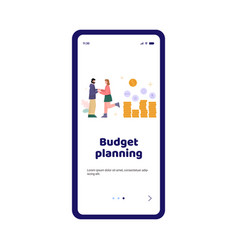 Onboarding Page Mockup For Family Budget Planning