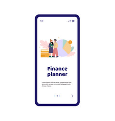 Smartphone App Planner Family Financial Budget