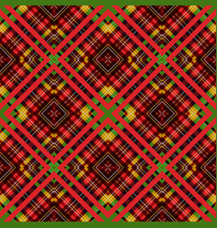 Argyle Seamless Buffalo Plaid Check Pattern